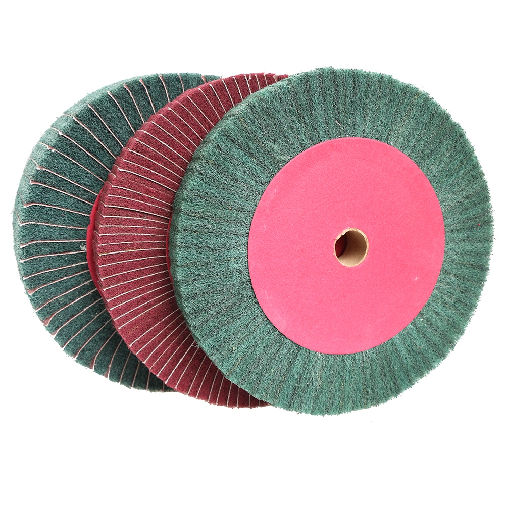 4 Inch Vertical Non-Woven Grinding&Polishing Flap Disc Nylon Flap Wheel